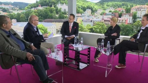 Daniel Herman (KDU-ČSL), ministr kultury; Helena Bezděk Fraňková, ředitelka, Státní fond kinematografie; Jaromír Kallista, filmový producent; Ondřej Zima, filmový producent