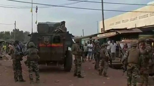 Přesun francouzských vojáků