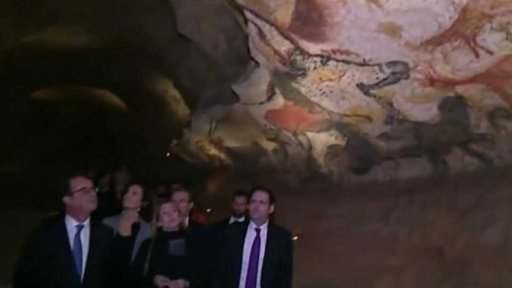 Replika pravěké jeskyně v Lascaux