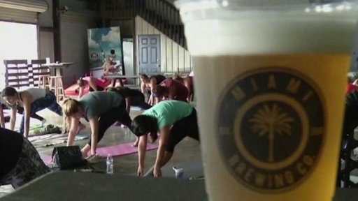 Jóga v pivovaru