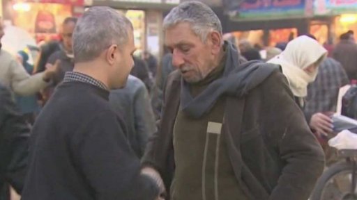 Situace v obléhaném Aleppu