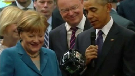 Barack Obama v Hannoveru