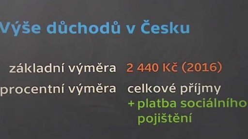 Důchody, platy, daně, chudoba - Výpočet výše penzí