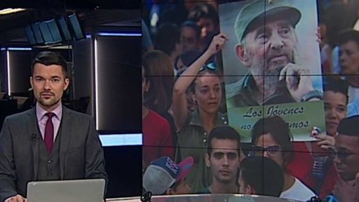 Kuba s elouší s Fidelem Castrem