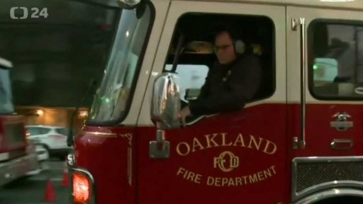 Požár v Kalifornii