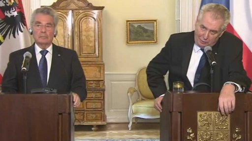 Rakouský prezident v Česku