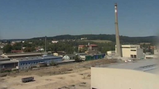 Komín Kronospanu v Jihlavě (2008)