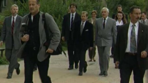 Návštěva V. Havla v kladenské škole (1996)