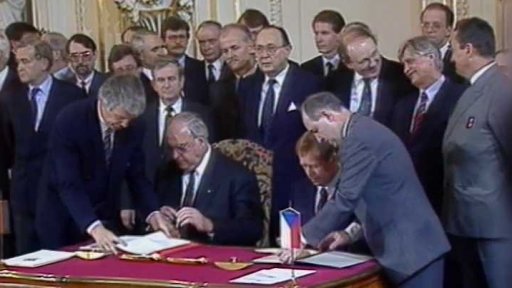 Setkání s Helmutem Kohlem (1992)