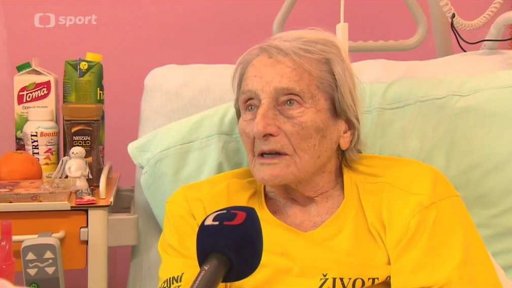 Dana Zátopková je velká bojovnice