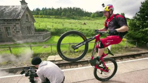 Natáčení spotu na terénním kole