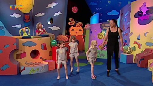 1. vstup: Jitka, Fanynka, Renata a děti