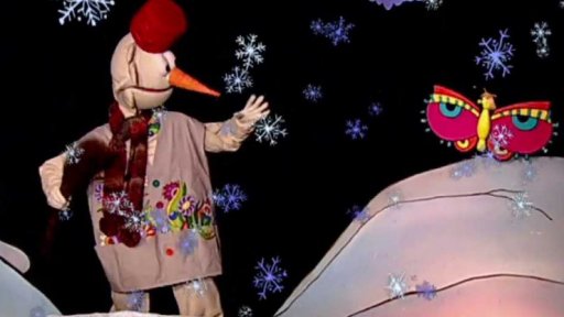 Pip si zahraje na sněhuláka a vyděsí Otylku.