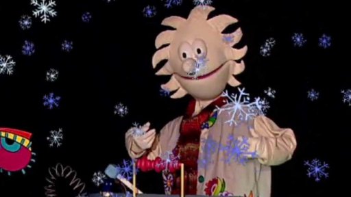 Pip připravil pro Otylku překvapení - sněhuláky pro motýly, tzv. kytičáky!