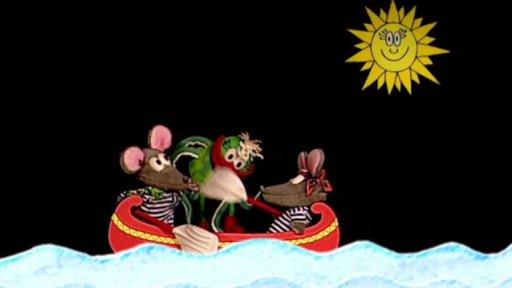 Tryskáček a Tryský si užívají prázdniny na vodě, jenže narazí na podivnou Mufo-chobotnici…