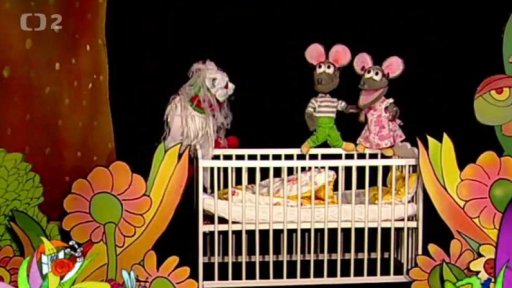 Tryský se bojí vylézt z pelíšku, protože ji straší kočko-bubák. Ještěže Tryskáček je nablízku…