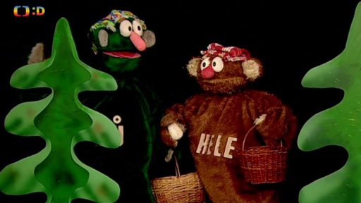 V lese nemůže chybět ani Muf a jeho zlobišárny…