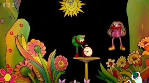 Muf a Fámula si dávají hádanky.