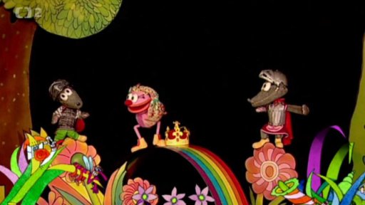 Tryský a Tryskáček se hádají, kdo z nich je lepší svatý Václav.