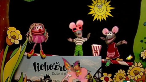 Tryskáček, Tryský a Fámula vyhlašují, že na webu Déčka jsou již informace o vítězích výtvarné soutěže k Lichožroutům.