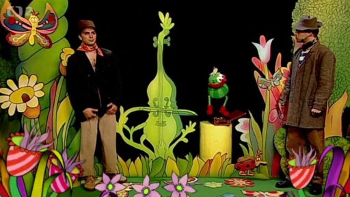 Muf jako lakomec počítá zlaťáky v truhličce, Tomáš s Filipem se jej snaží vyléčit písní „Peníze nebo život“.