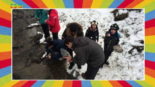 Zimním Středohořím: Výlet na kouřící horu