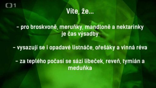 Víte, že...