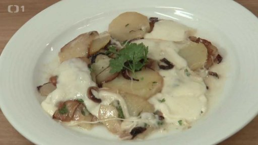 Restované brambory s mozzarellou