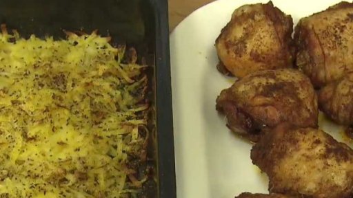 Růžová kuřecí stehýnka