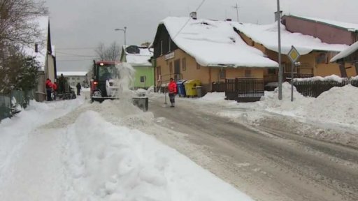 Problémy s navezeným sněhem
