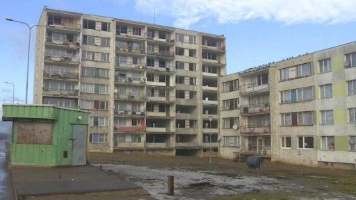 Demolice v Chanově na Mostecku