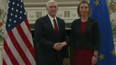 Viceprezident Spojených států Mike Pence v Bruselu