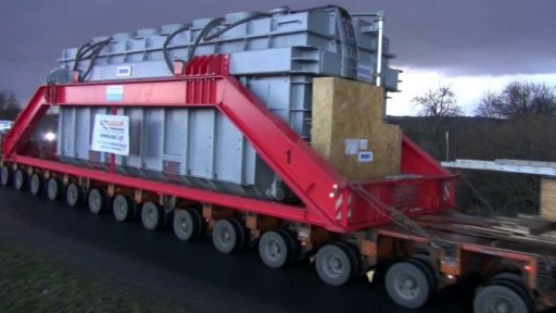 Přeprava obřích transformátorů