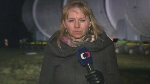 Přeprava nádrže na skladování sirovodíku