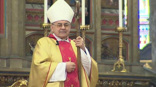 Poslední rozloučení s kardinálem Vlkem