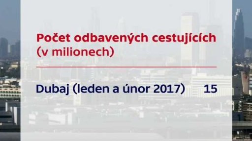 Rekordní počet cestujících na letišti v Dubaji