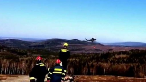 Shořela část chráněné oblasti na Berounsku