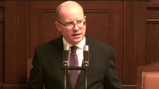 Projev premiéra Sobotky k brexitu