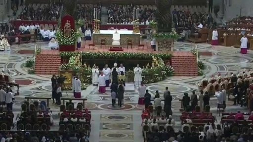 První Češka pokřtěná papežem