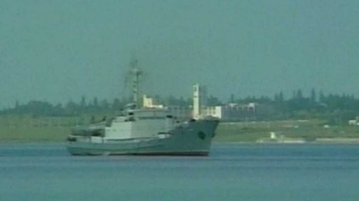 Potopená loď v Černém moři