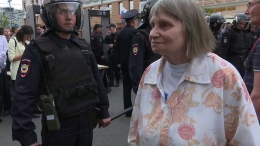 Masové protesty i zatýkání v Rusku