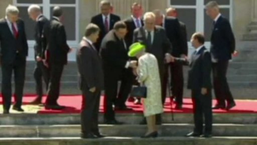 Miloš Zeman na audienci u Alžběty II.