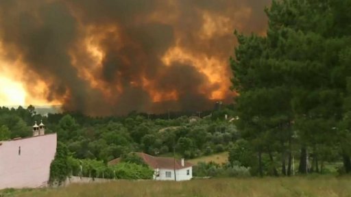 Požár v Portugalsku