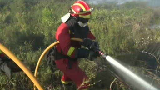 Ničivé požáry v Portugalsku