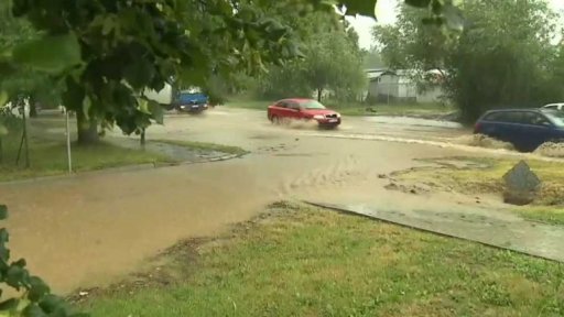 Silné deště v ČR