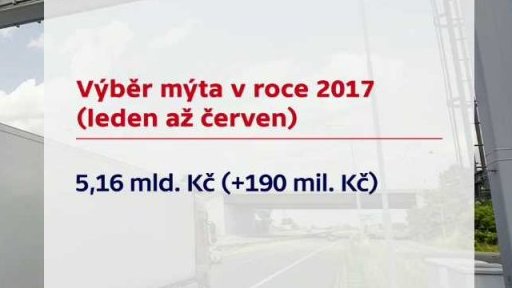 Výběr mýta v roce 2017
