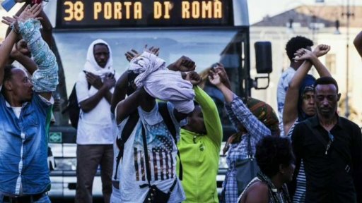 Střety s uprchlíky v Římě