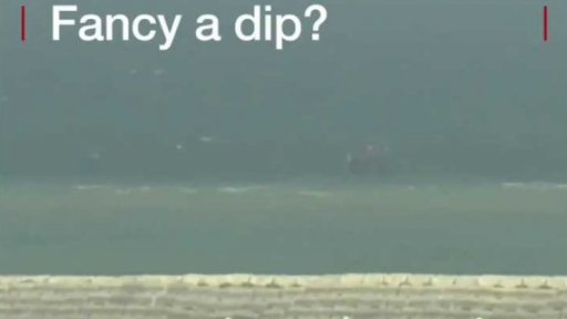 Nevybuchlá munice v japonském přístavu