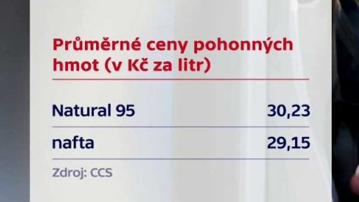 Pohonné hmoty v Česku dál zdražují