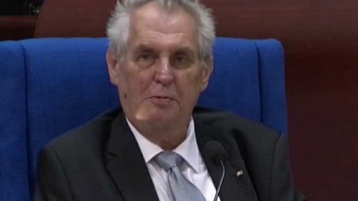 Prezidentův projev ve Štrasburku